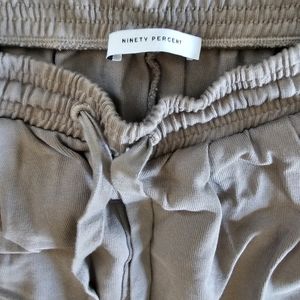 Ninety Percent joggers beige size M